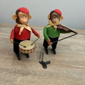 Vintage Schuco Wind-up Monkey Toys